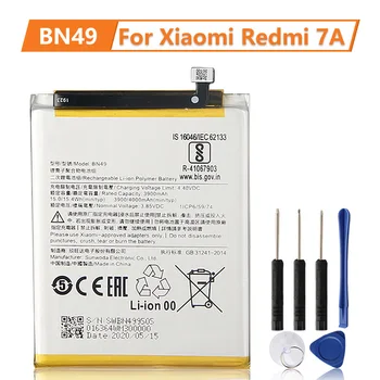 Сменный аккумулятор телефона BN49 для Xiaomi Redmi 7A 100% новый аккумулятор телефона 4000 мАч