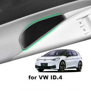 Для Volkswagen ID.4 Crozz VW ID.4 2020-2023 ABS Черный Ящик Для хранения Дверей Автомобиля Подлокотник Лоток Органайзер Коробка Для Хранения Автомобильных Аксессуаров