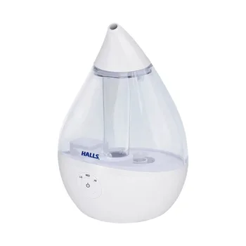 Увлажнитель Crane x HALLS® Droplet Cool Mist, 0,5 галлона, прозрачный/белый